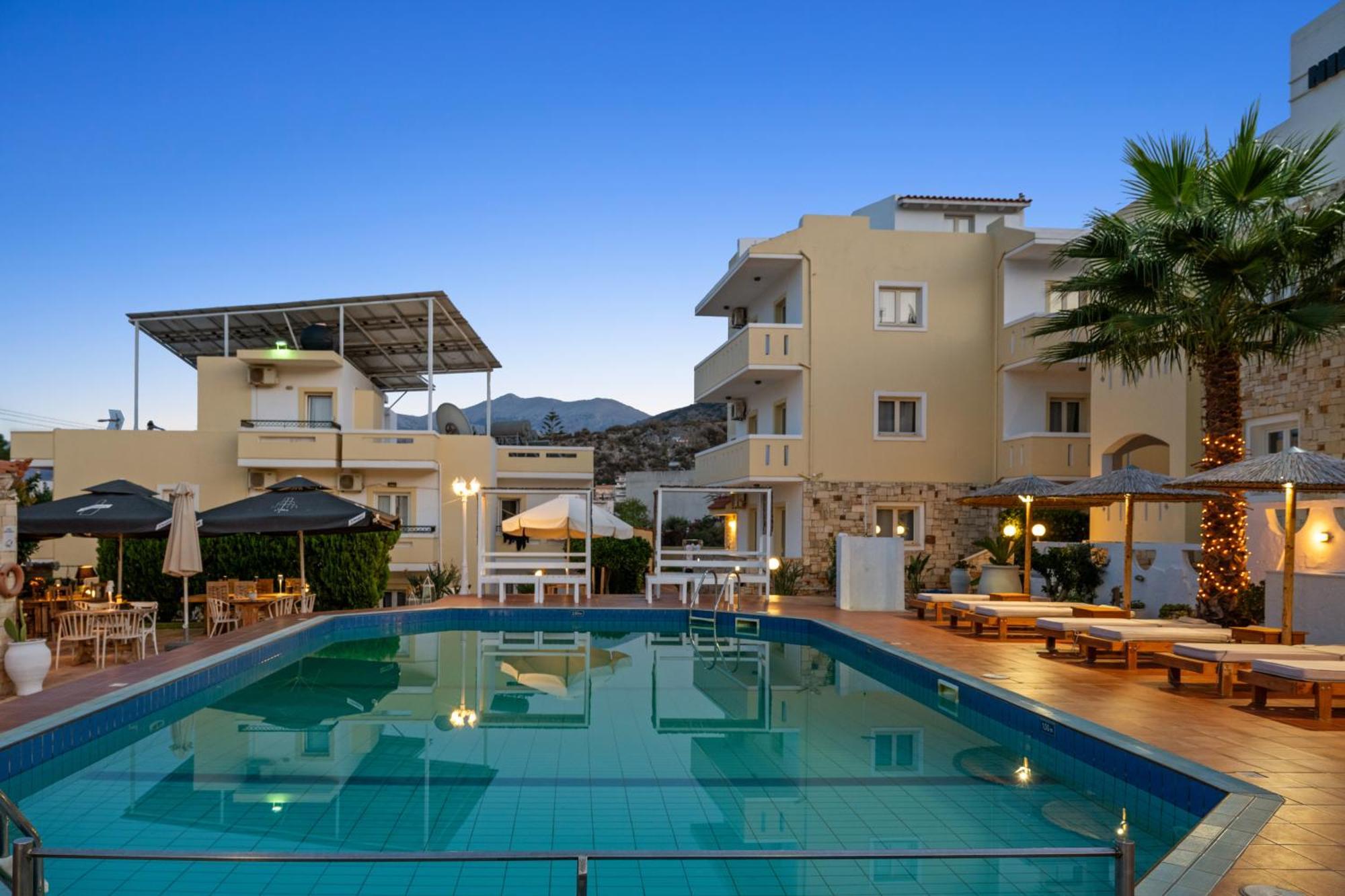 Nikos Apartments Stalida エクステリア 写真