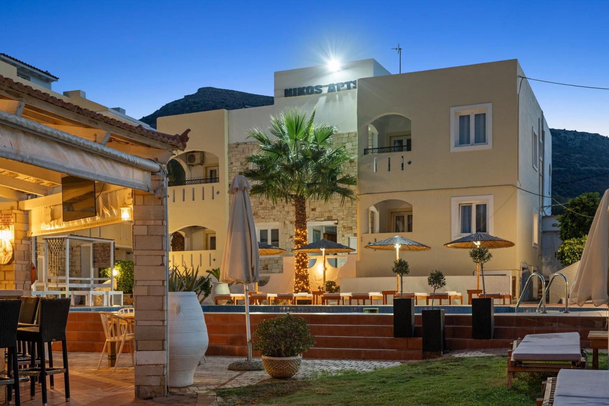 Nikos Apartments Stalida エクステリア 写真